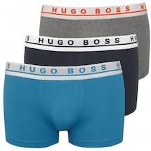 Hugo Boss Erkek 3Lü Boxer 50381120 U005818 - Renklı