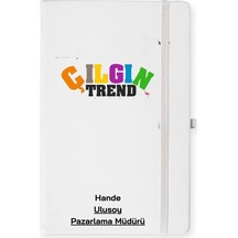 İsim Ve Kurumsal Logo Unvan Yazılı Baskılı Defter 001
