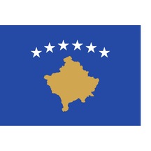 Kosova Ülke Bayrağı 42x30cm Duvar Tablosu Çerçevesiz Pvc Tablo