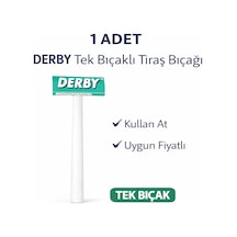 Derby Tek Bıçaklı Tıraş Bıçağı Paket Seçenekleri 1 Adet