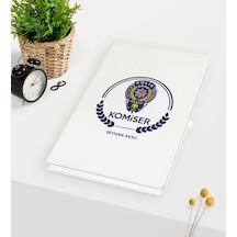 Kişiye Özel Komiser Temalı Beyaz Defter - 2 Beyaz