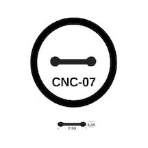 Contacall Cnc Kızak Fitili Cnc Sıyırıcı Contası 5 Metre Siyah