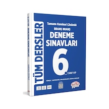 Editör 6. Sınıf Tüm Dersler Branş Branş Tamamı Çözümlü Deneme Sın