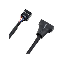 9 Pin Usb 2.0 Dişi 19 Pin Usb 3.0 Erkek Çevirici Dönüştürücü Adaptör Kablosu 4584