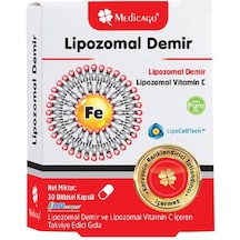 Medicago Lipozomal Demir 30 Kapsül