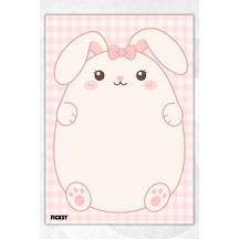 A5 Bloknot Çizgisiz Defter - 50 Yaprak - Memopad - Notepad - Not Defteri - Not Kağıdı - 3727 Çok Renkli