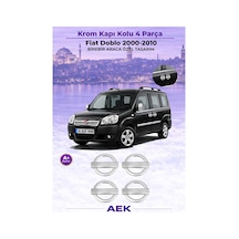 Fiat Doblo 2000-2010 Araca Özel Krom Kapı Kol A+