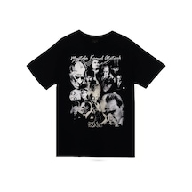 Stoned&Fame Mustafa Kemal Atatürk Baskılı Unisex %100 Pamuk Siyah T-shirt SIYAH