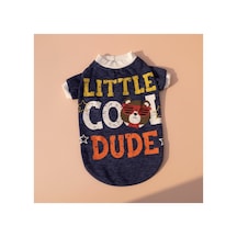 Kedi Ve Köpek İçin Little Cool Dude Polyester Sweat