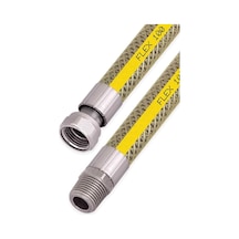 Ocak Fırın Doğalgaz Bağlantı Fleksi Extra Korumalı Hortum 1.25 Cm