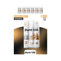 Purelife Plus Stick Tavuk Etli Kedi Ödül Çubukları 6 x 15 G