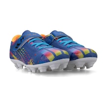 Hulk 129 Cırtlı Filet Numara 33 Çocuk Futbol Krampon Lacivert Lacivert - Turuncu