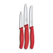 Ayrex 6.7111.34c1 Swiss Classic 3lü Bıçak Set, Kırmızı Diğer