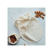 Turkuazshop Bitkisel Süt Torbası Organik Yoğurt Süzme Kesesi Yıkanabilir Keten Kese Natural Tekstil Sütbezi Diğer