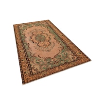 Gerçek El Dokuma Eskitme Vintage Halı 160 X 275 Cm 8413