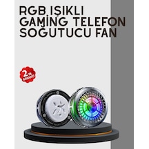 Rgb Gaming Telefon Fanı Sessiz Soğutucu Tüm Akıllı Telefonlara Uygun Çok Renkli
