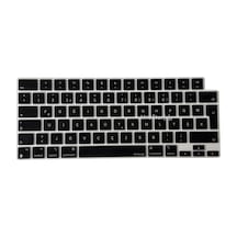 Macbook Klavye Koruyucu Türkçe F Yeni Düzen Uyumlu Air 13.6 15.3 M2 M3 M4 Ve Pro 14.2 16.2 M1 M