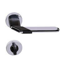 Ventus 4011.Bk.Cp.Mb Kapı Kolu Wc Tipi Krom - Mat Siyah Metal