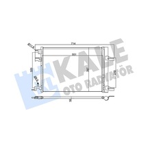 Kale 391100 Klima Radyatörü Kondanser - Chevrolet Cruze 2012- 1.4 13267648 - 1850136 - 1850219 - 13377762 - 23305638 - 39010911