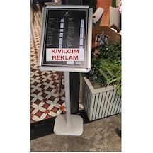 A3 Ayaklı Çift Yön Dikey Ve Yatay Ayarlanabilir Yönlendirme Menü Panosu