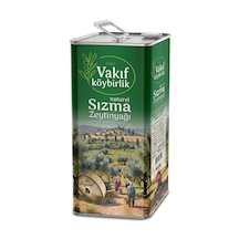 Vakıfköy Natürel Soğuk Sıkım Sızma 5l 4800gr Zeytinyağı