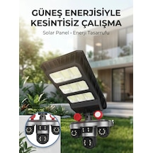 Northcity Solar Panelli Akıllı Güvenlik Kamerası Led Projektörlü - Elektrik Hattı Gerektirmeyen Kurulumlu