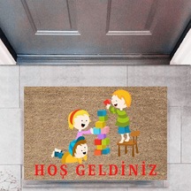Kapı Önü Paspası Dekoratif Dijital Baskı ÇocuklarP-2717