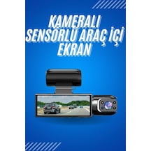 Zengemtx Araç İçi Full Hd Kamera Ön Ve Arka Kameralı Ekranlı Araç Kamerası
