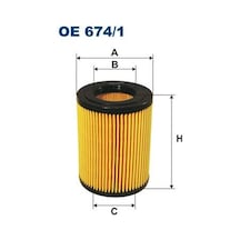 Fıltron Oe674.1-99 Yağ Filtresi Accent Admıre Getz 1.5l D3ea Crdi 3 Silindir Dizel 02-05 2632027100-2632027110