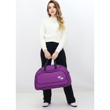 Probag Mor Spor Ve Seyahat Çantası Ayakkabı Bölmeli, Su Geçirmez, Omuz Askılı Antrenman Çantası Mor