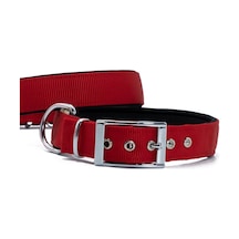 Doggie Elit Dokumadan El Yapımı Köpek Boyun Tasması Kırmızı 3 x 47 x 55 CM