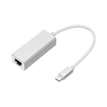 Kompakt Metal Type-c Ethernet Çevirici 10 100 1000 Mbps