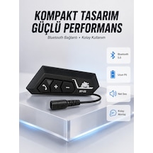 Bt22 Motosiklet Kask İçi Bluetooth Kulaklık İnterkom Destekli Yeni Nesil - Lisinya