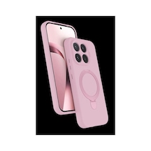 Newface Xiaomi Mi 17t Pro Regal Magsafe Standlı Kapak - Açık Pembe