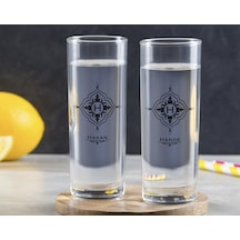 Kişiye Özel Renkli Baskılı İsimli İkili Vodka Bardağı-26
