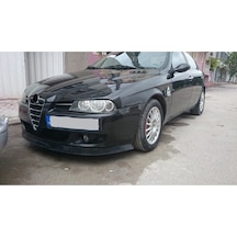 Alfa Romeo 156 Uyumlu Body Kit Ön Tampon Eki Kırılmaz Yumuşak Lip Mat Siyah