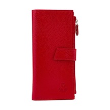Bilik Deri Kırmızı Rölax Deri Unisex Cüzdan Bsh 3240 Kırmızı