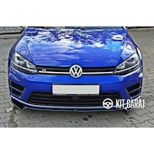 Kit Garaj Volkswagen Golf Mk7 2012-2019 Piano Black Ön Lip Plastik Boyalı