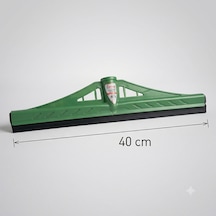 Plastik Aqua 40 Cm Profesyonel Çift Lastikli Yersil - Sapsız Beyaz-yeşil