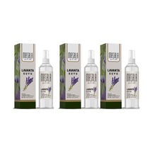 Masala 3 Adet Saf Lavanta Suyu 125 Ml%100 Doğal Yağlı Hidrosol - Tonik Lavender Floral Water Hydrosol Tonic