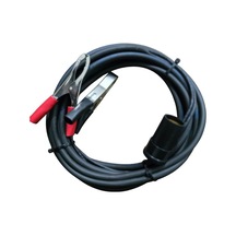 Aküden Bağlantılı Araç Çakmaklık Uzatma Kablosu Akü Maşalı 12-24v/16a 2 X1,5mm Ttr Bakır 5mt-siyah