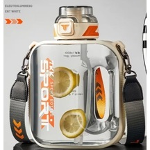 Uzspace Tkk Sporcu Matarası 1000 Ml White