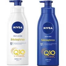 Nivea Q10 Sıkılaştırıcı Vücut Losyonu 400 ML + Sıkılaştırıcı Vücut Sütü 400 ML