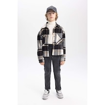 Defacto Erkek Çocuk Kargo Fit Standart Paça Fitilli Kadife Pantolon B7965a823wnar213 Antrasit