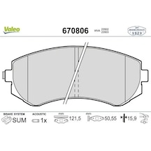 Valeo 670806 On Fren Balatasi 410602n290 410602n390 410602n392