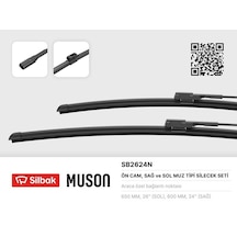 Sılbak Sılecek Supurgesı Takımı 650mm / 600mm Mercedes Sprınter B906 . Vw Crafter 30-35-50 Sb2624n A9068201000