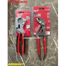 Milwaukee Ayarlı Pense Fort Pense 25mm Pprc Makas Pvc Makası 2set Germany Diğer