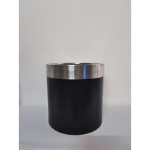 Siyah Darbuka Kemerli Saksı 30x30 Yeşil