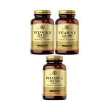 Solgar Vitamin E 400 IU Gıda Takviyesi Vitamin 3 x 50 Kapsül