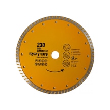 Elmas Disk 230x2.6x10x22.23 Turbo Segmentli - Seramik, Taş Ve Mermer Kesmek İçin
